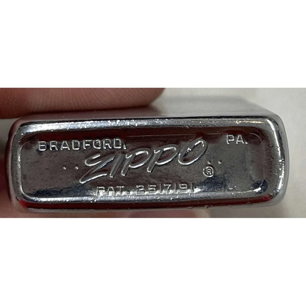 Zippo‎ lighter vintage Pat. 2517191 Bradford PA 4i